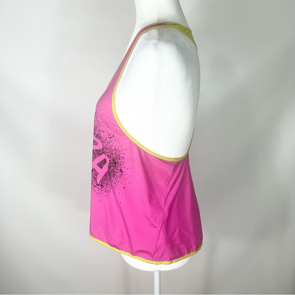 Zumba Racer Back Tank Size Small - Picture 3 of 8